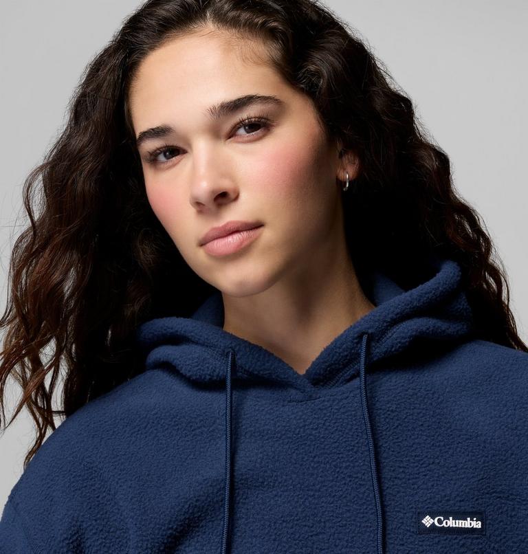 Women's Timber Meadow MTR Sherpa Fleece Hoodie, Color: Collegiate Navy, image 6