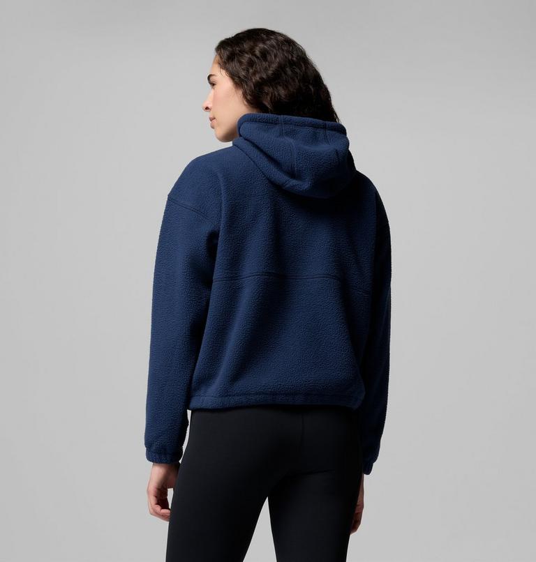Women's Timber Meadow MTR Sherpa Fleece Hoodie, Color: Collegiate Navy, image 3