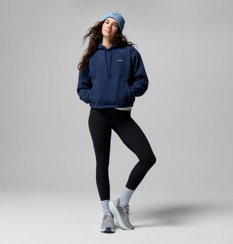 Women's Timber Meadow MTR Sherpa Fleece Hoodie, Color: Collegiate Navy, image 2