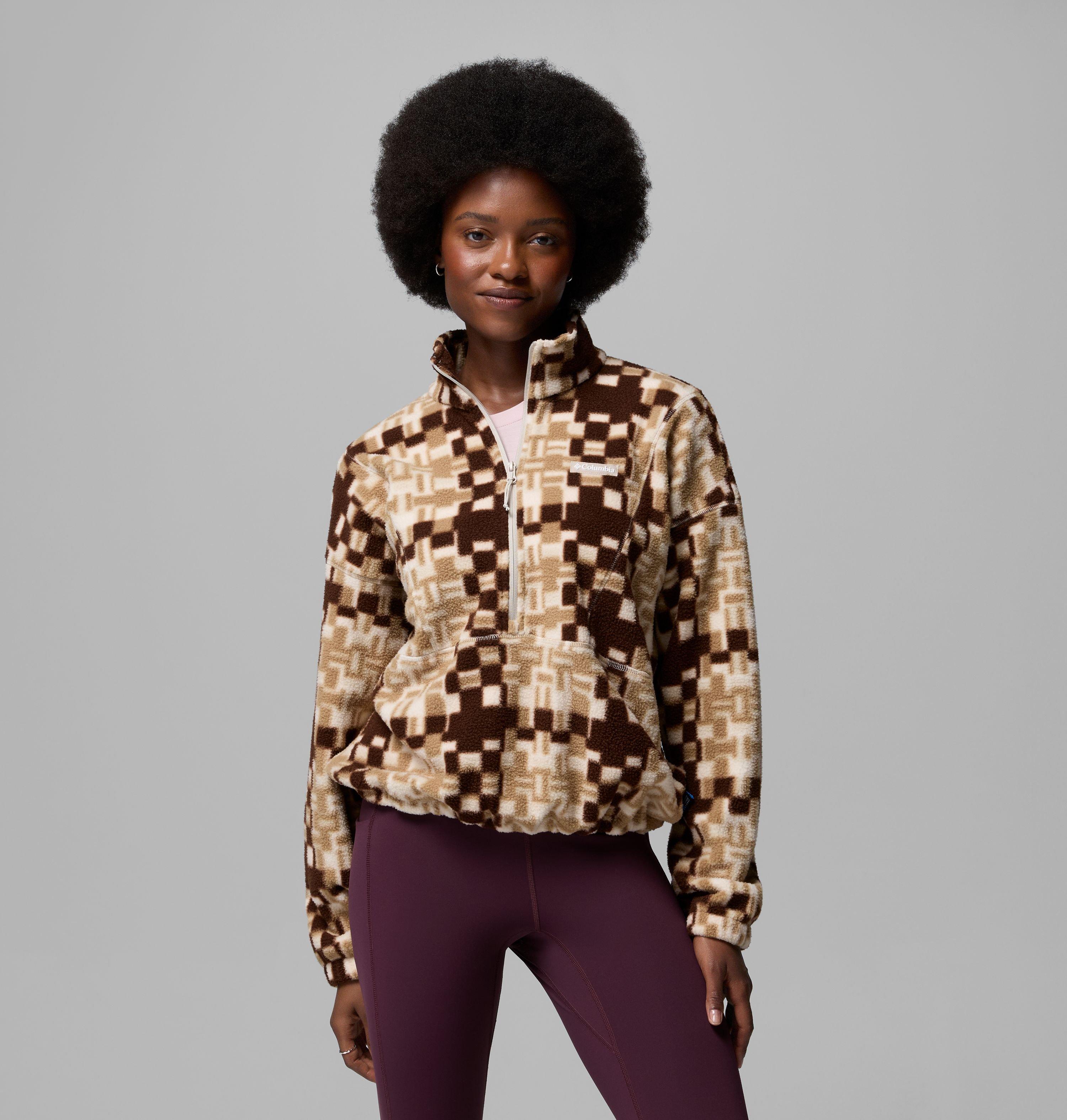 Women's Timber Meadow MTR Printed Fleece Half Zip | 214 | S 1