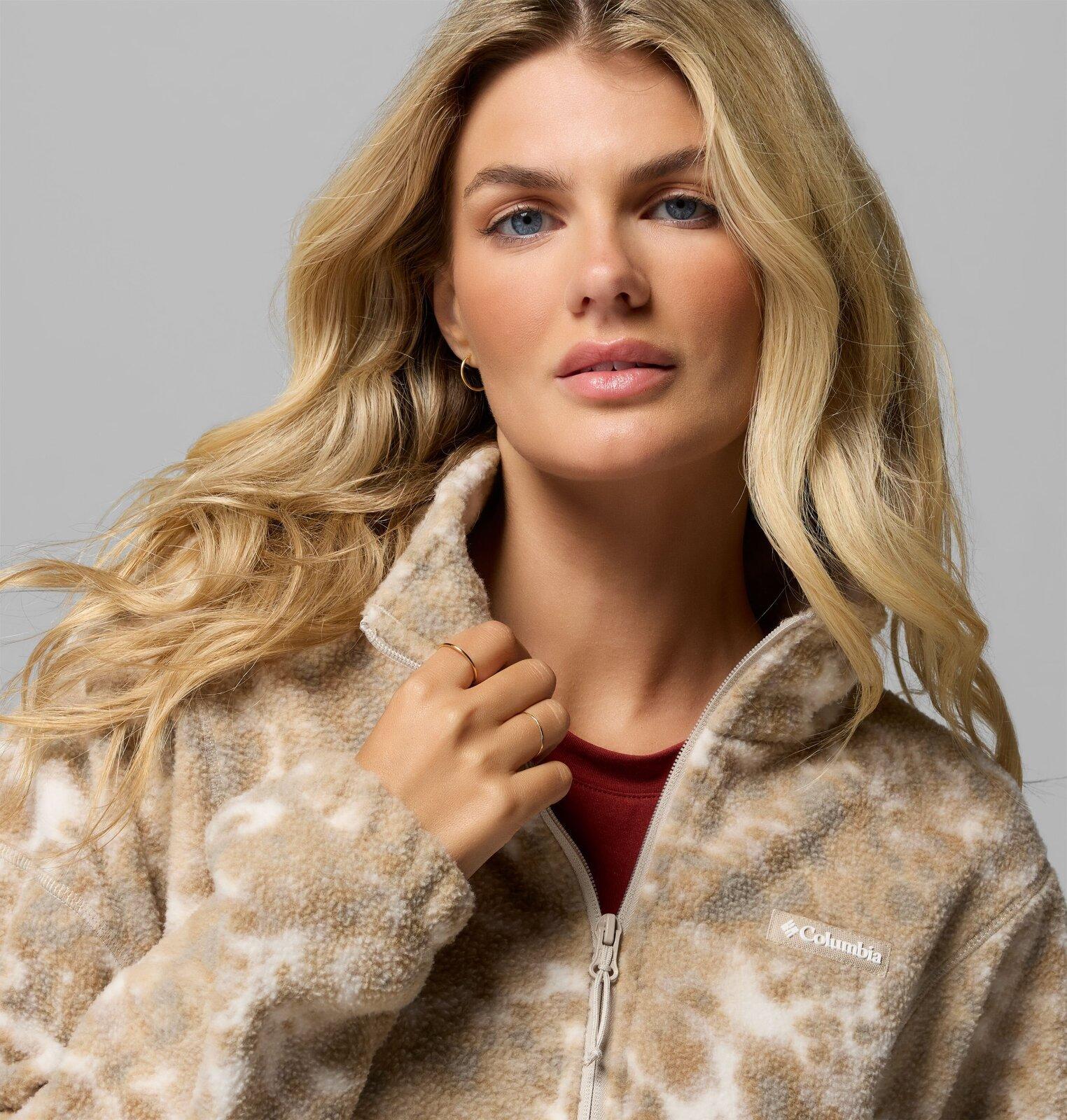 Women's Timber Meadow MTR Printed Fleece Half Zip | 278 | S 5