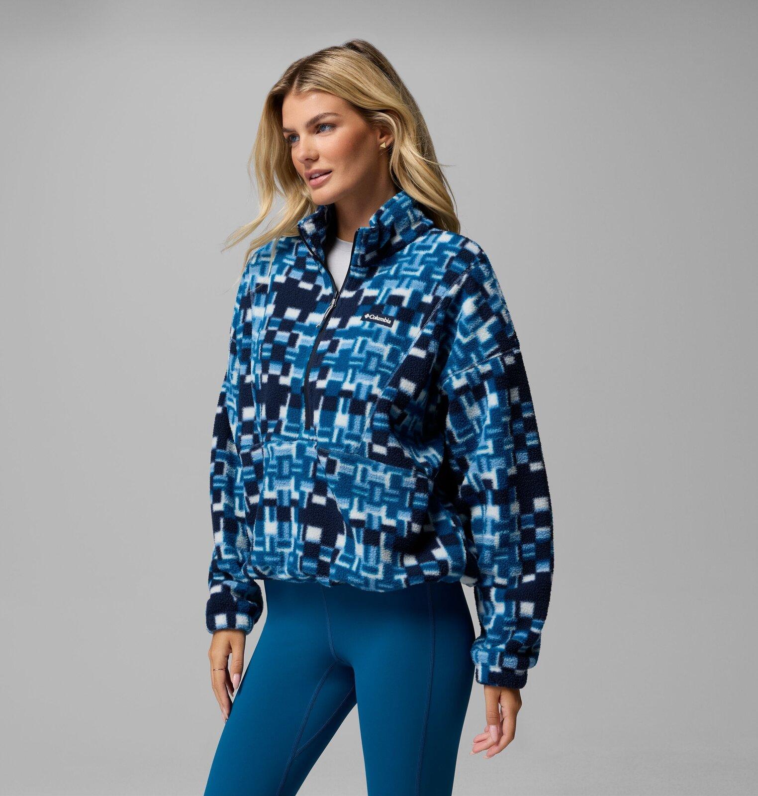 Women's Timber Meadow MTR Printed Fleece Half Zip | 442 | S 4