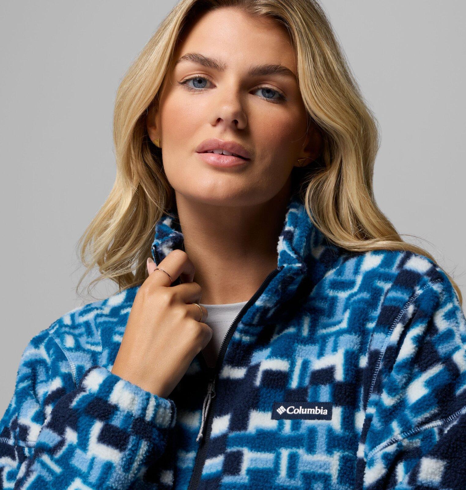 Women's Timber Meadow MTR Printed Fleece Half Zip | 442 | S 5