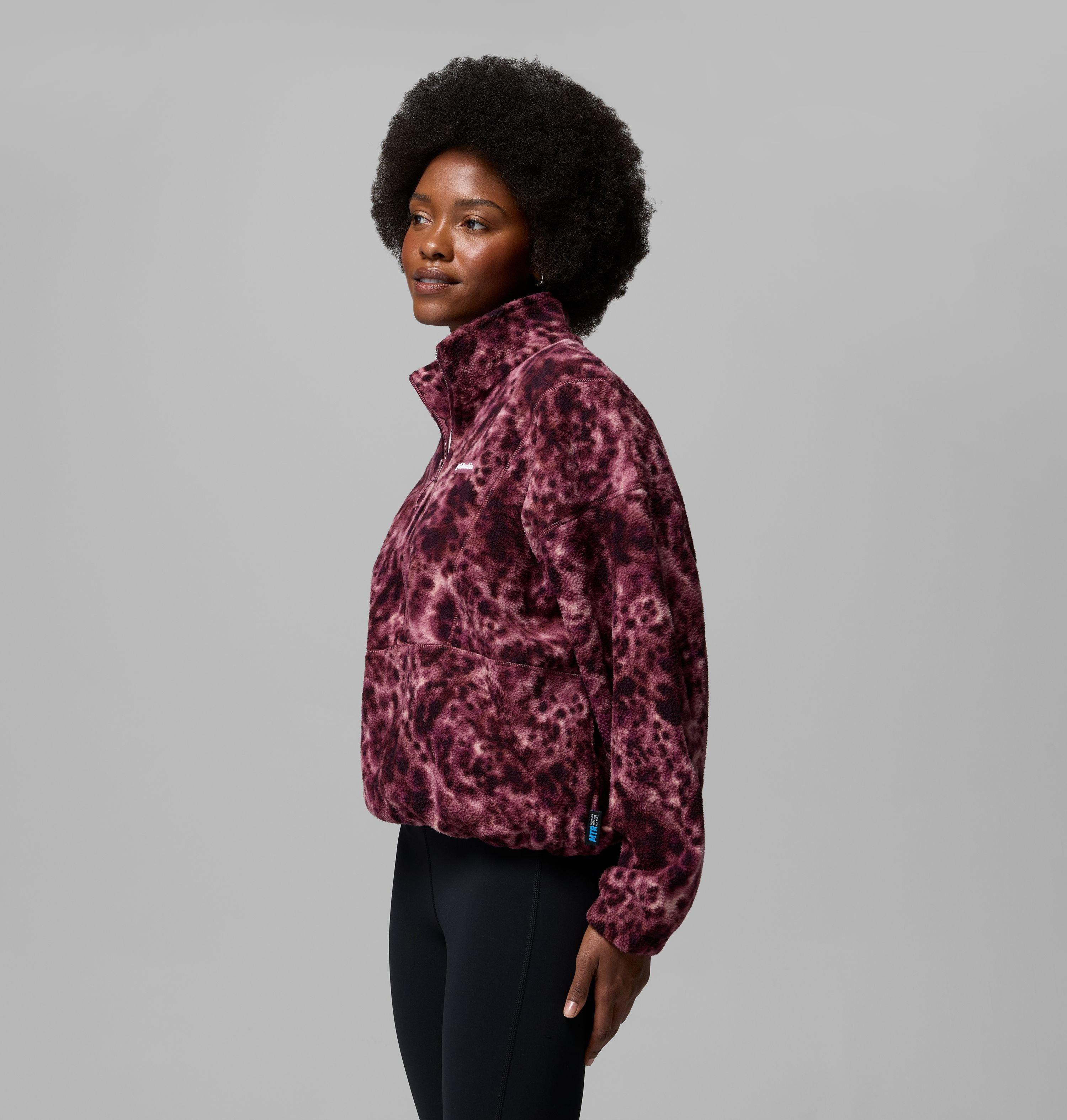 Women's Timber Meadow MTR Printed Fleece Half Zip | 551 | S 4