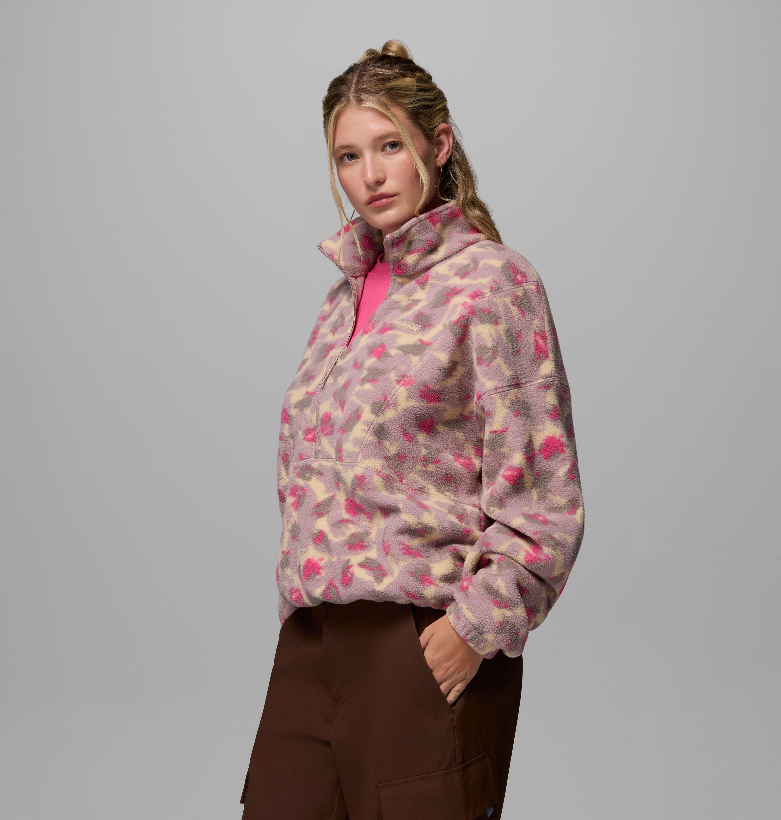 Women's Timber Meadow MTR Printed Fleece Half Zip | 649 | M 4