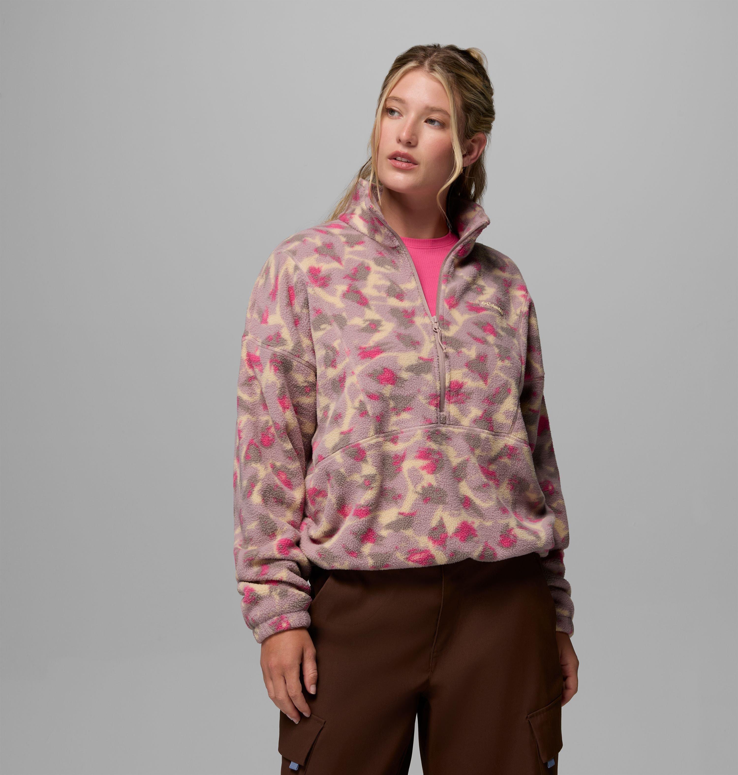 Women's Timber Meadow MTR Printed Fleece Half Zip | 649 | M 1