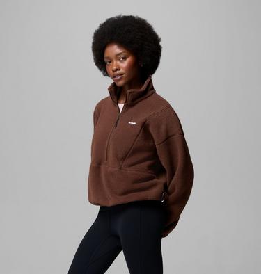 Polaire Sherpa MTR semi-zipp&eacute;e Timber Meadow Femme, Color: Tobacco, image 8