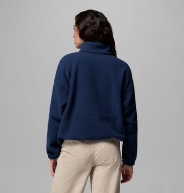Women's Timber Meadow MTR Half Zip Sherpa Fleece, Color: Collegiate Navy, image 7