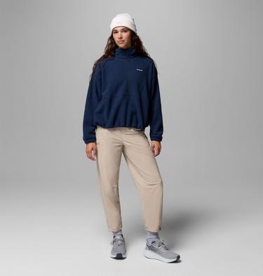 Women's Timber Meadow MTR Half Zip Sherpa Fleece, Color: Collegiate Navy, image 6