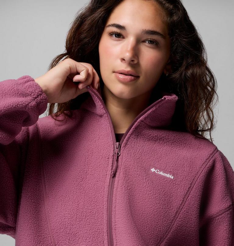 Women's Timber Meadow MTR Half Zip Sherpa Fleece, Color: Antique Mauve, image 5
