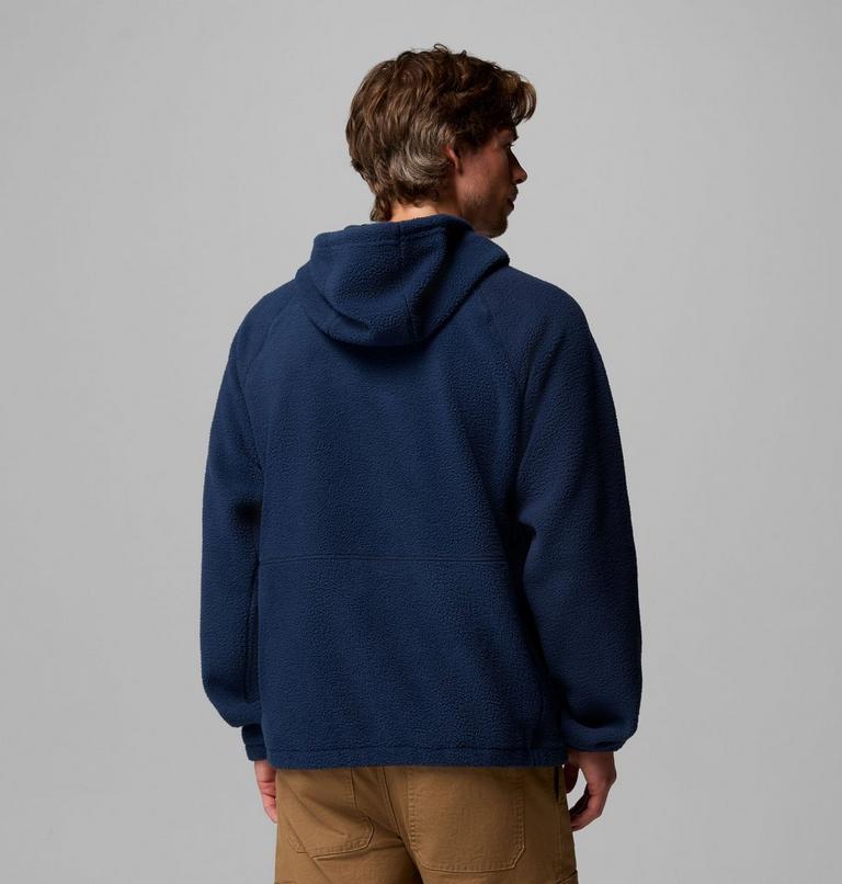 Men's Timber Crest MTR Sherpa Fleece Hoodie, Color: Collegiate Navy, image 3