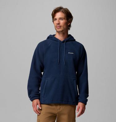 Men's Timber Crest MTR Sherpa Fleece Hoodie, Color: Collegiate Navy, image 5