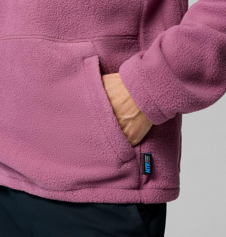 Men's Timber Crest MTR Sherpa Fleece Hoodie, Color: Antique Mauve, image 6