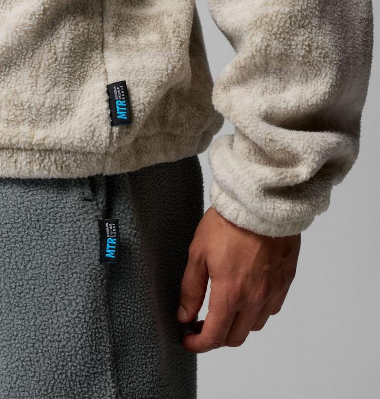 Polaire Sherpa Imprim&eacute;e Semi-Zipp&eacute;e Timber Crest MTR Homme, Color: Dark Stone, Geomix Tonal, image 6