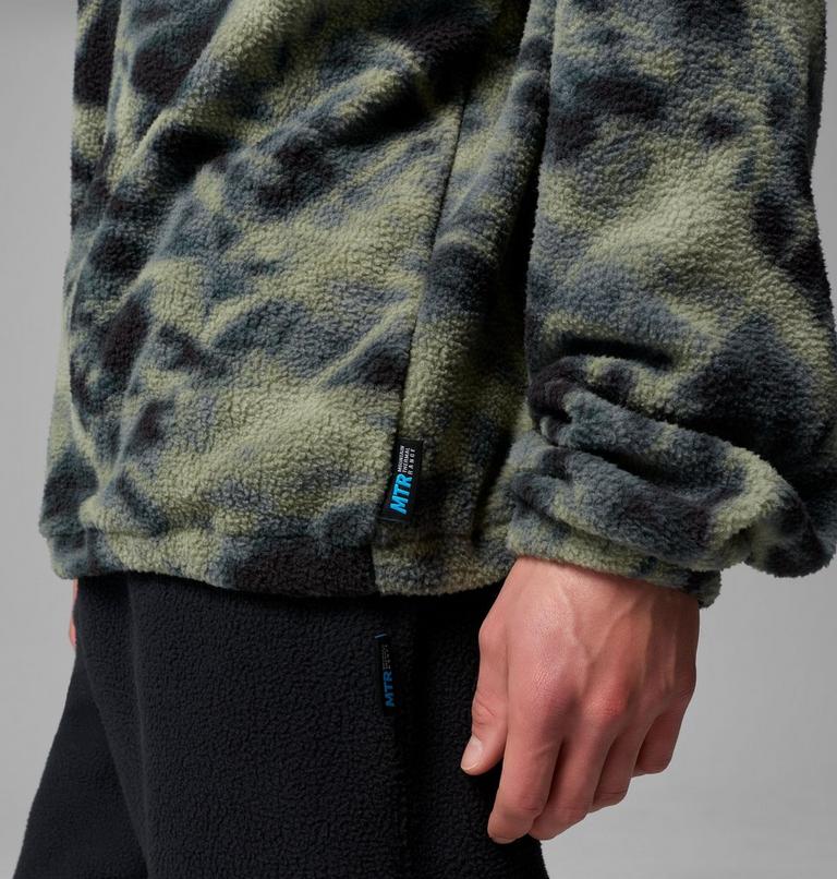 Polaire Sherpa Imprim&eacute;e Semi-Zipp&eacute;e Timber Crest MTR Homme, Color: Sedona Sage, Icypeaks, image 6