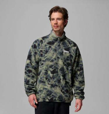 Polaire Sherpa Imprim&eacute;e Semi-Zipp&eacute;e Timber Crest MTR Homme, Color: Sedona Sage, Icypeaks, image 9