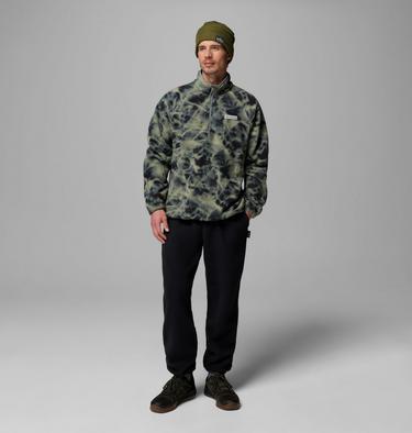 Polaire Sherpa Imprim&eacute;e Semi-Zipp&eacute;e Timber Crest MTR Homme, Color: Sedona Sage, Icypeaks, image 10