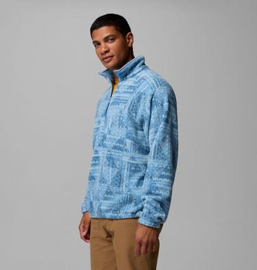 Polaire Sherpa Imprim&eacute;e Semi-Zipp&eacute;e Timber Crest MTR Homme, Color: Rainy Day, Geomix Tonal, image 24