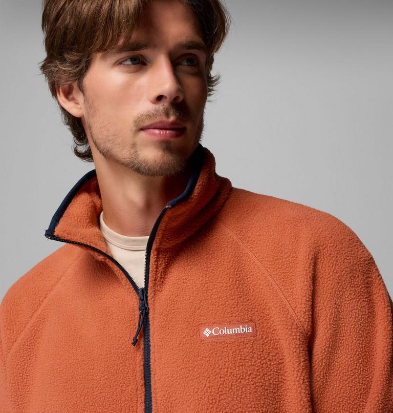 Polaire Sherpa Semi-Zipp&eacute;e Timber Crest MTR Homme, Color: Teak Brown, image 5
