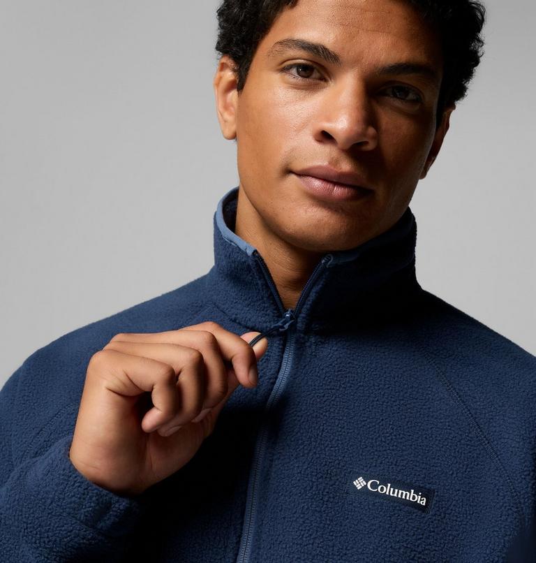 Men's Timber Crest MTR Half Zip Sherpa Fleece, Color: Collegiate Navy, image 5