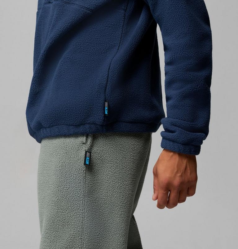 Men's Timber Crest MTR Half Zip Sherpa Fleece, Color: Collegiate Navy, image 6