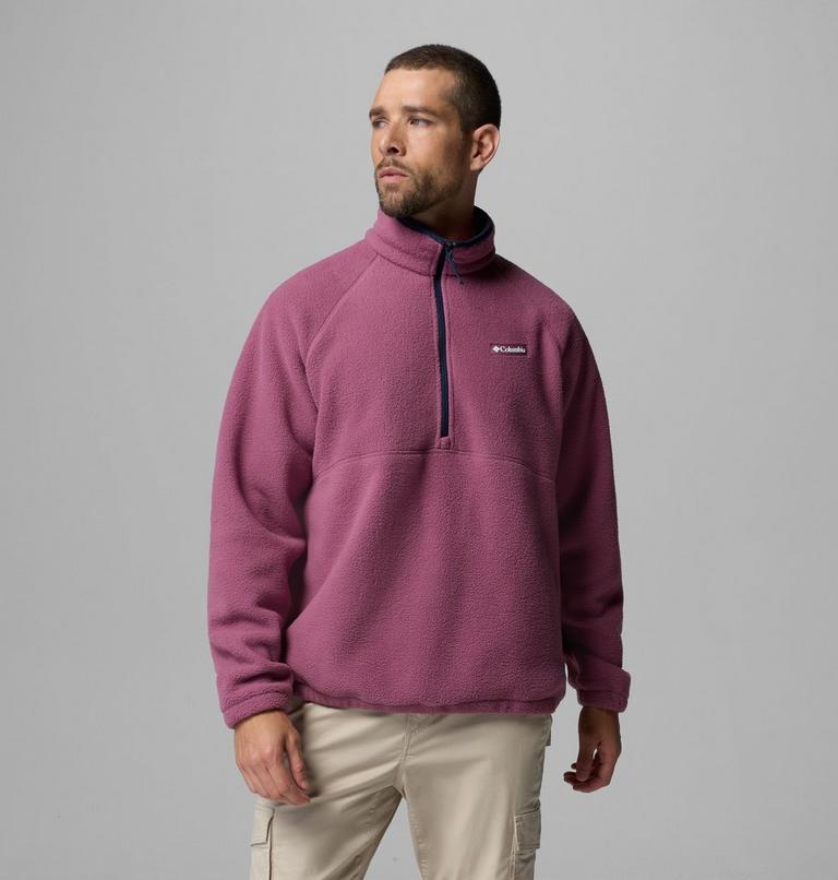 Polaire Sherpa Semi-Zipp&eacute;e Timber Crest MTR Homme, Color: Antique Mauve, image 1