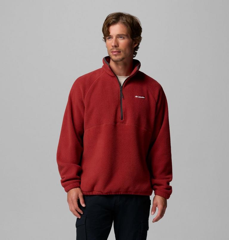Polaire Sherpa Semi-Zipp&eacute;e Timber Crest MTR Homme, Color: Red Oxide, image 1