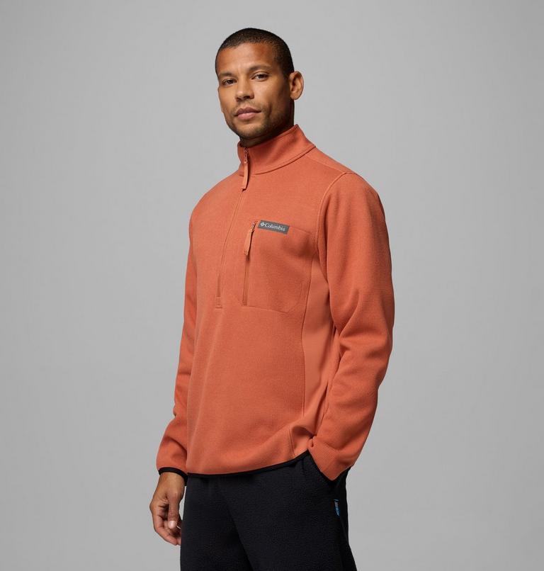 Polaire Semi-zipp&eacute;e Sweater Weather Homme, Color: Teak Brown, image 4