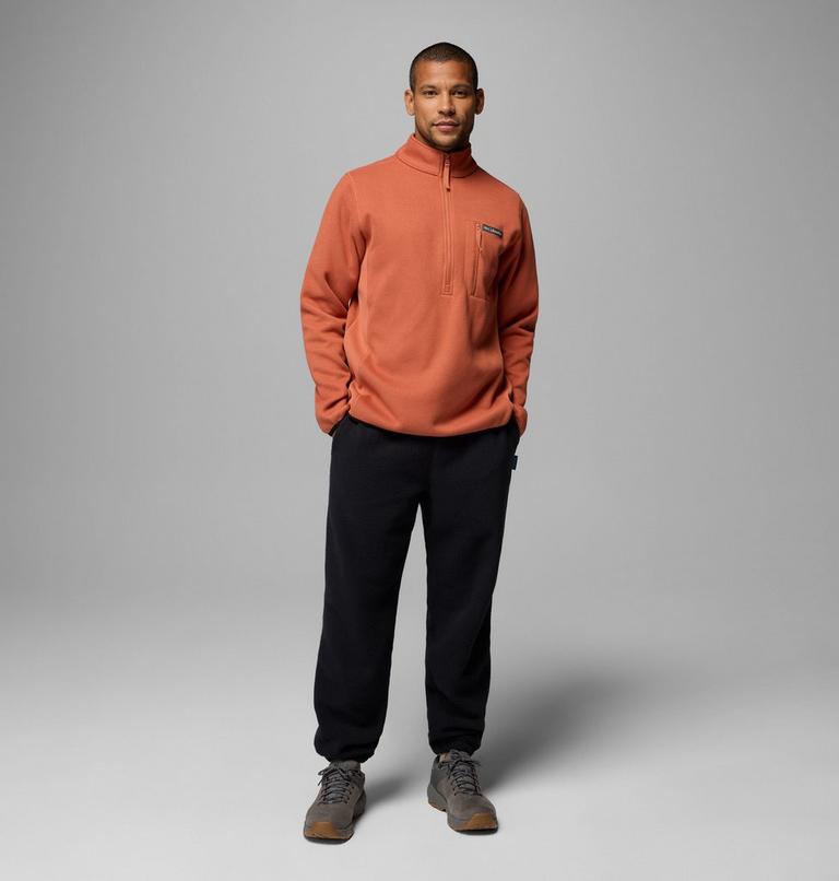 Polaire Semi-zipp&eacute;e Sweater Weather Homme, Color: Teak Brown, image 2