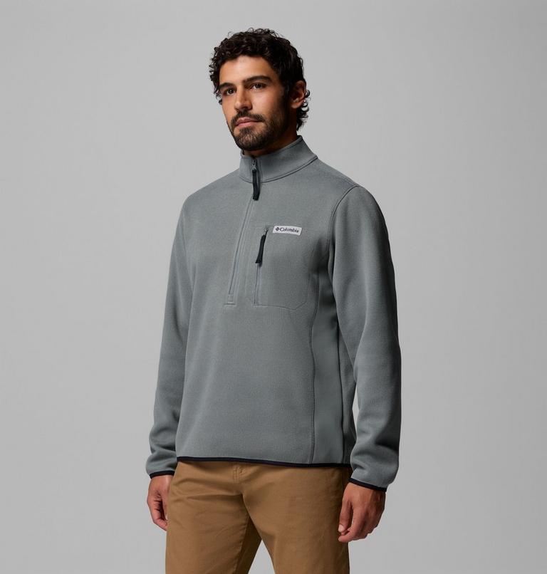 Polaire Semi-zipp&eacute;e Sweater Weather Homme, Color: Sedona Sage, image 4