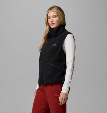 Polaire Sans Manches Sherpa Helvetia Femme, Color: Black, image 8