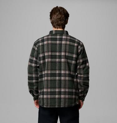 Men's Hunter Arch Shirt Jacket, Color: Greenscape Track Plaid, image 7