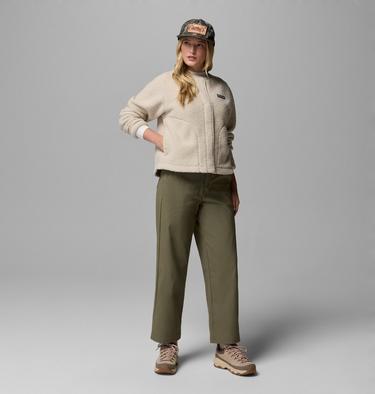 Women's Panorama Sherpa Snap Fleece Jacket, Color: Dark Stone, image 14
