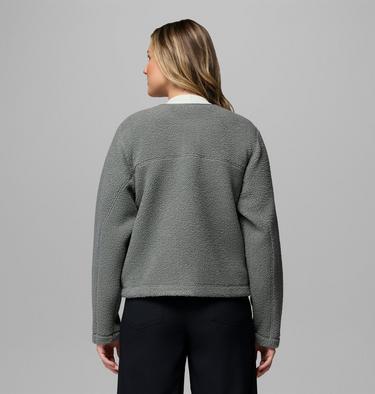 Women's Panorama Sherpa Snap Fleece Jacket, Color: Sedona Sage, image 3