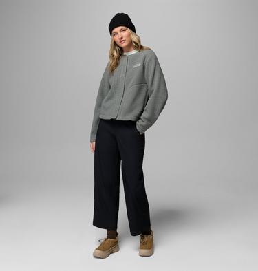 Women's Panorama Sherpa Snap Fleece Jacket, Color: Sedona Sage, image 2