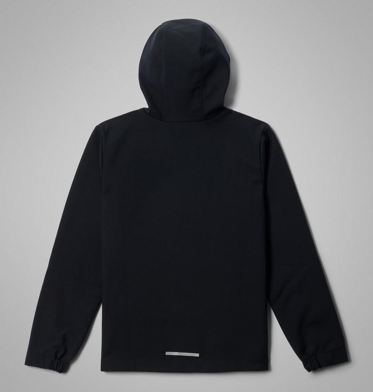 Youth Ascender Hooded Softshell Jacket, Color: Black, image 2