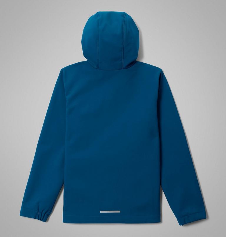 Youth Ascender Hooded Softshell Jacket, Color: Phoenix Blue, image 2