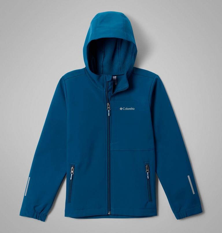 Youth Ascender Hooded Softshell Jacket, Color: Phoenix Blue, image 1