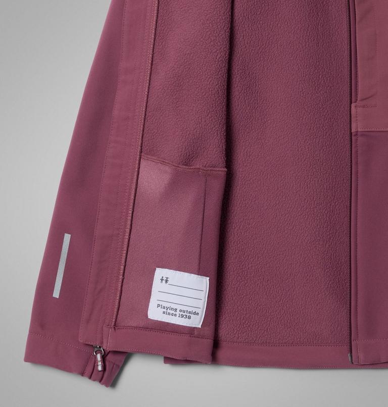 Youth Ascender Hooded Softshell Jacket, Color: Antique Mauve, image 3