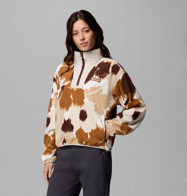 Polaire Semi-zipp&eacute;e &agrave; Imprim&eacute; Sequoia Grove II Femme, Color: Camel Brown Ikatbloom, image 20
