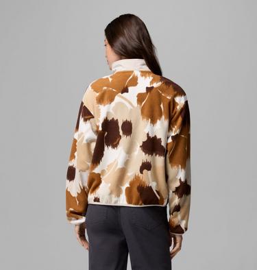 Polaire Semi-zipp&eacute;e &agrave; Imprim&eacute; Sequoia Grove II Femme, Color: Camel Brown Ikatbloom, image 19