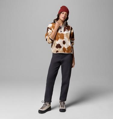 Polaire Semi-zipp&eacute;e &agrave; Imprim&eacute; Sequoia Grove II Femme, Color: Camel Brown Ikatbloom, image 18