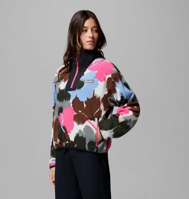 Polaire Semi-zipp&eacute;e &agrave; Imprim&eacute; Sequoia Grove II Femme, Color: Sedona Sage Ikatbloom, image 12