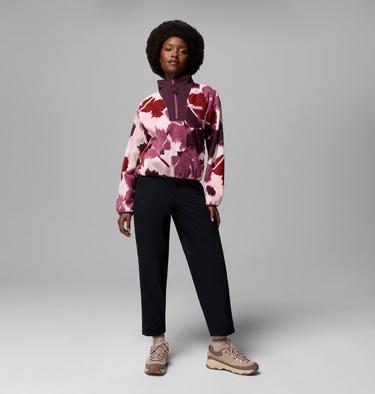 Polaire Semi-zipp&eacute;e &agrave; Imprim&eacute; Sequoia Grove II Femme, Color: Antique Mauve Ikatbloom, image 2
