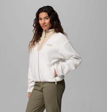 Women's Sequoia Grove II Fleece Jacket, Color: Sea Salt, Ancient Fossil, image 32