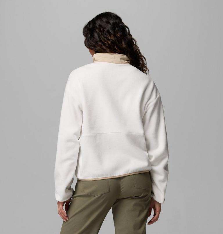 Women's Sequoia Grove II Fleece Jacket, Color: Sea Salt, Ancient Fossil, image 3