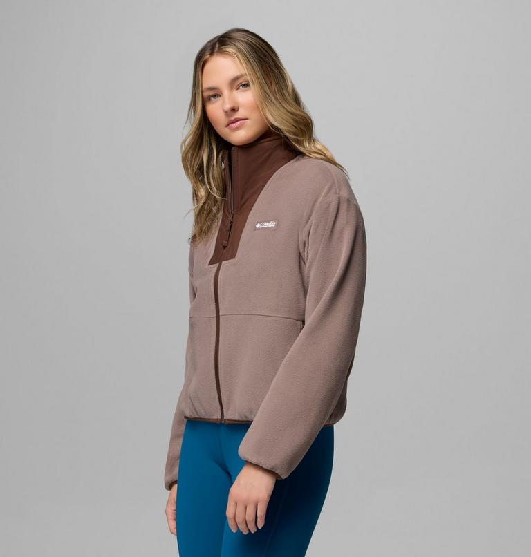 Women's Sequoia Grove II Fleece Jacket, Color: Iron, Tobacco, image 4
