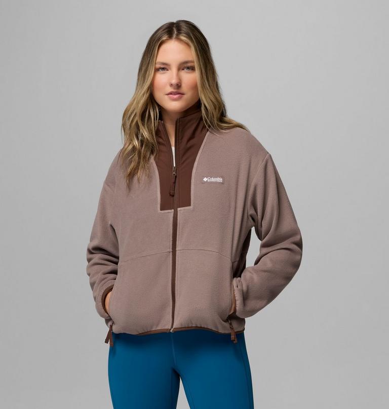 Women's Sequoia Grove II Fleece Jacket, Color: Iron, Tobacco, image 1