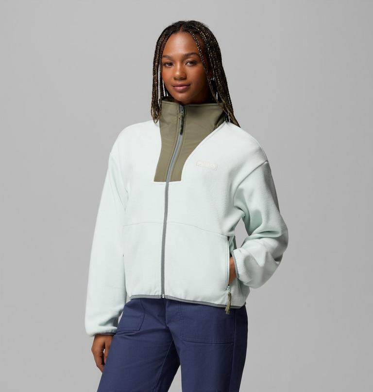 Women's Sequoia Grove II Fleece Jacket, Color: Tea Light, Sedona Sage, image 4