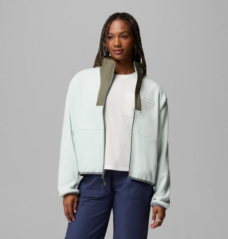 Women's Sequoia Grove II Fleece Jacket, Color: Tea Light, Sedona Sage, image 5